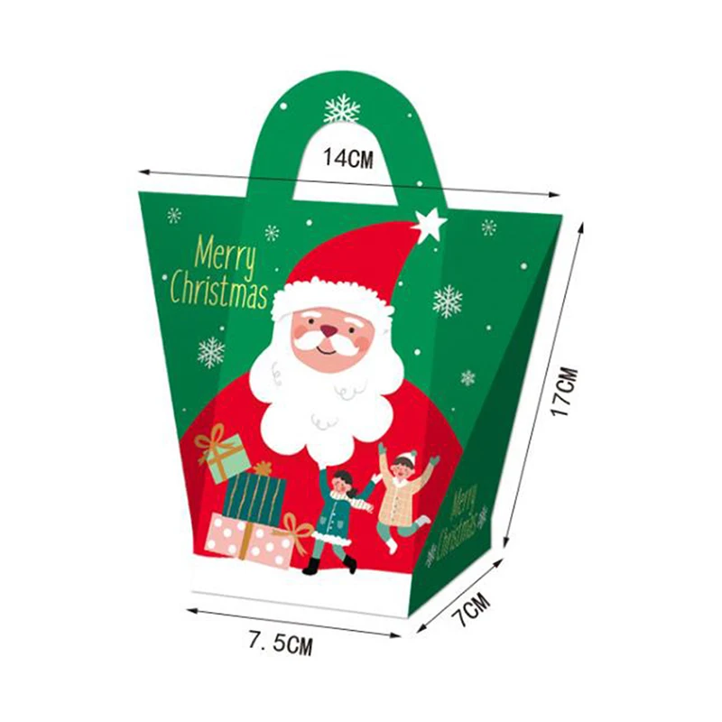 5 шт. Рождественский Подарочный пакет бумажная Рождественская сумка для духов