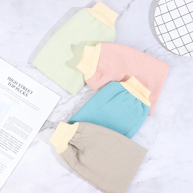 Bath Scrub Glove Exfoliating Body Facial Tan Massage Glove Exfoliator Glove Random Color Bath Shower Wash
Bath Scrub Glove Exfoliating Body Facial Tan Massage Glove Exfoliator Glove Random Color Bath Shower Wash