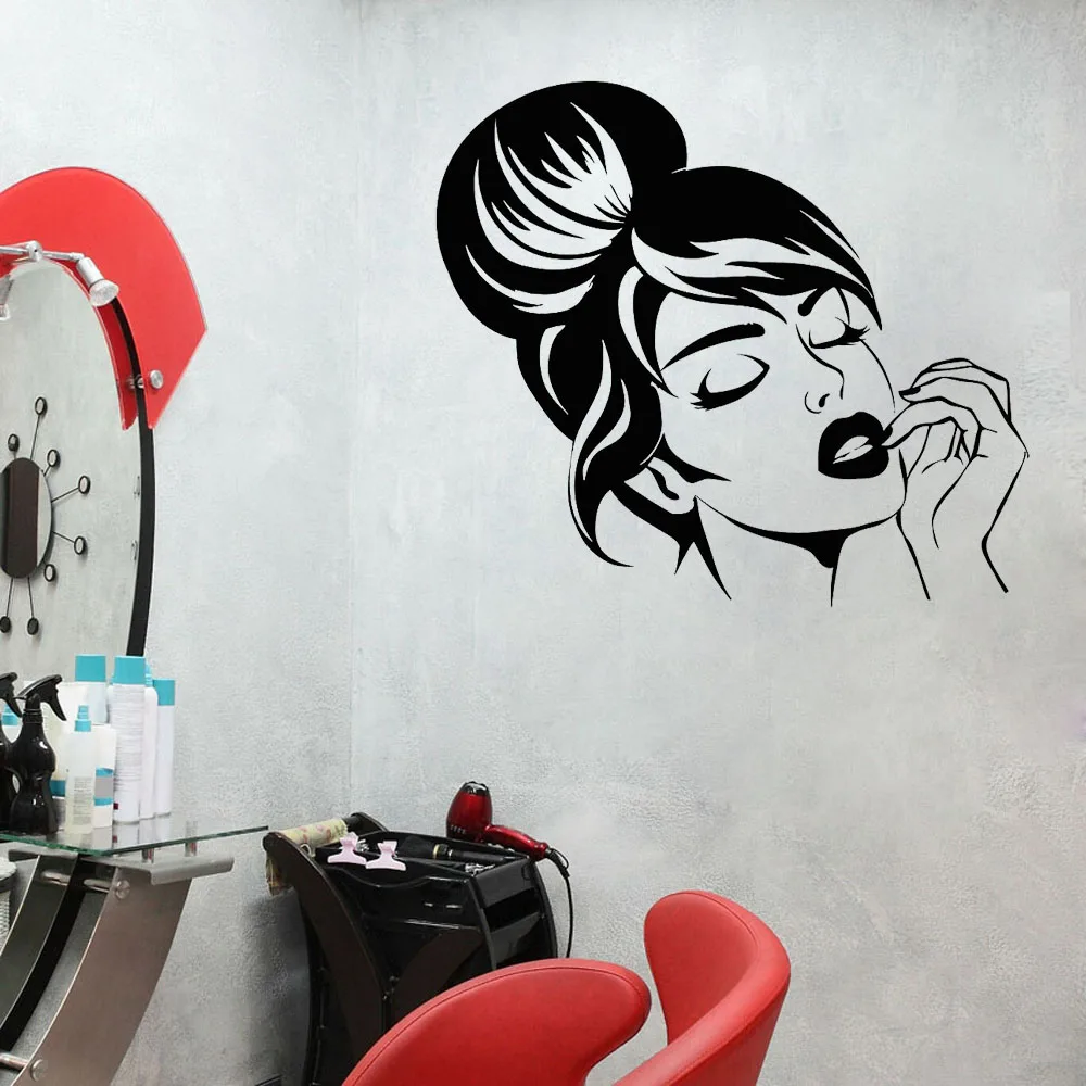 Room Decoration Beauty Salon Wall Stickers Hair Salon Wall Decal Girls Room Sticker Girl Face Wall Decor Hairstyle Makeup5111
Room Decoration Beauty Salon Wall Stickers Hair Salon Wall Decal Girls Room Sticker Girl Face Wall Decor Hairstyle Makeup5111