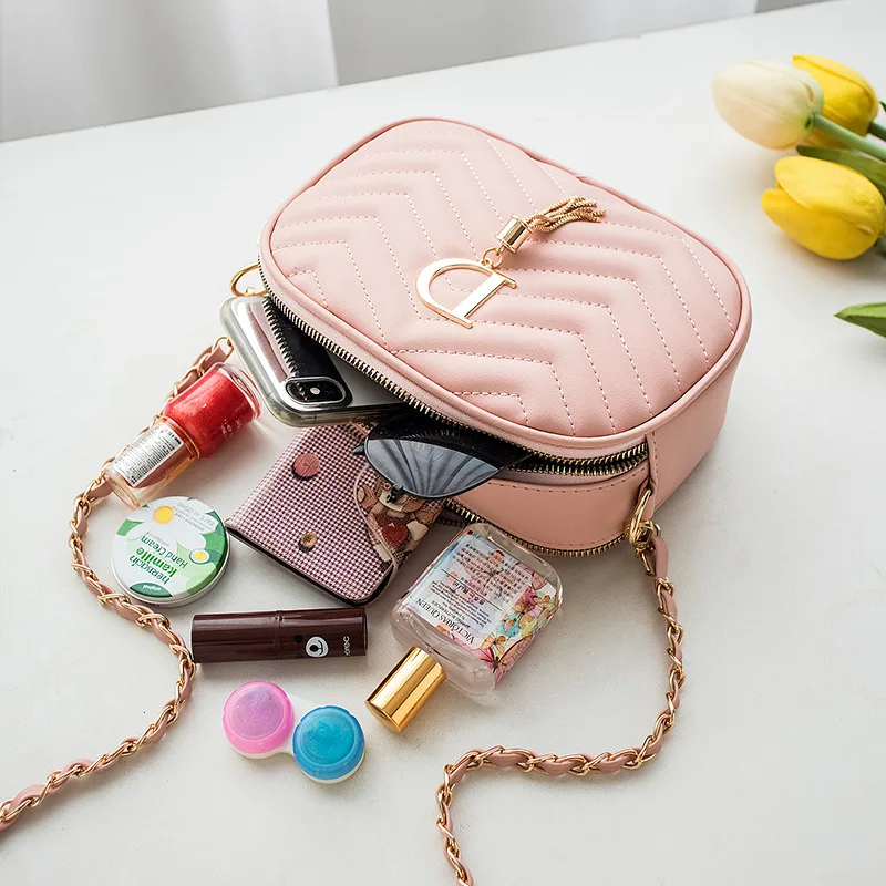 2021 Women PU Leather Small Handbags Luxury Brand Fashion Designer Ladies Bag Shoulder Messenger Female Small Zipper Bags