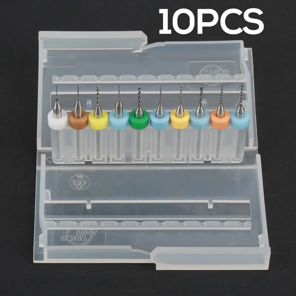 10pcs 0.3-1.2mm PCB CNC Print Circuit Board Carbide Micro Drill Bits Set Tool For Print Circuit Board CNC Drill Bits Machine
10pcs 0.3-1.2mm PCB CNC Print Circuit Board Carbide Micro Drill Bits Set Tool For Print Circuit Board CNC Drill Bits Machine