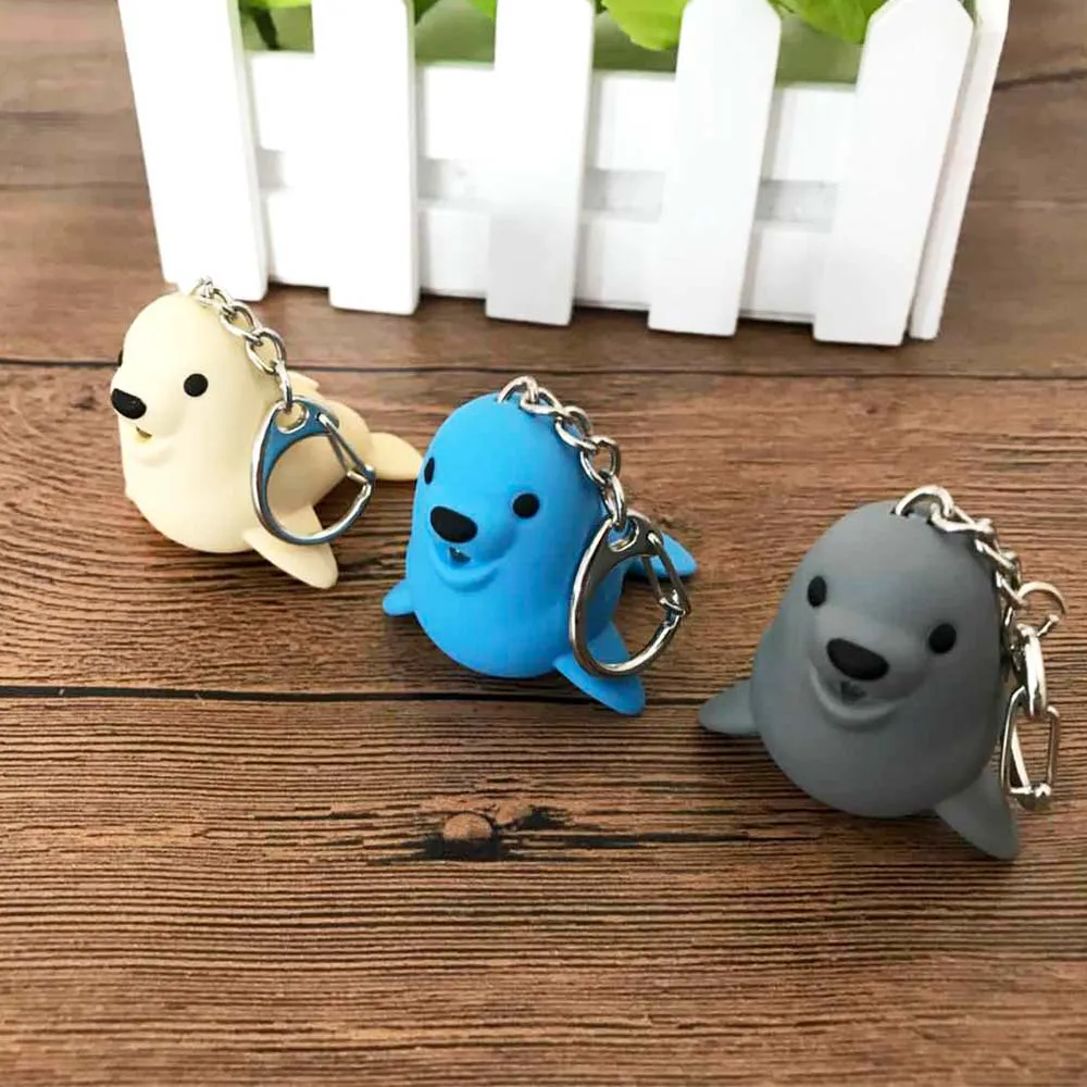 Sea Lion LED Lights Keychain Luminous Vocal Mini Flashlight Key Chains Child Kids Toys Gift Women Men Party Jewelry 
Sea Lion LED Lights Keychain Luminous Vocal Mini Flashlight Key Chains Child Kids Toys Gift Women Men Party Jewelry