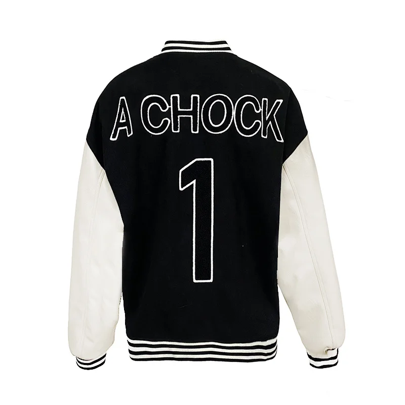 Winter jacket genderless jacket retro embroidery sports baseball uniform new style pu leather stitching jacket casual jacket
Winter jacket genderless jacket retro embroidery sports baseball uniform new style pu leather stitching jacket casual jacket