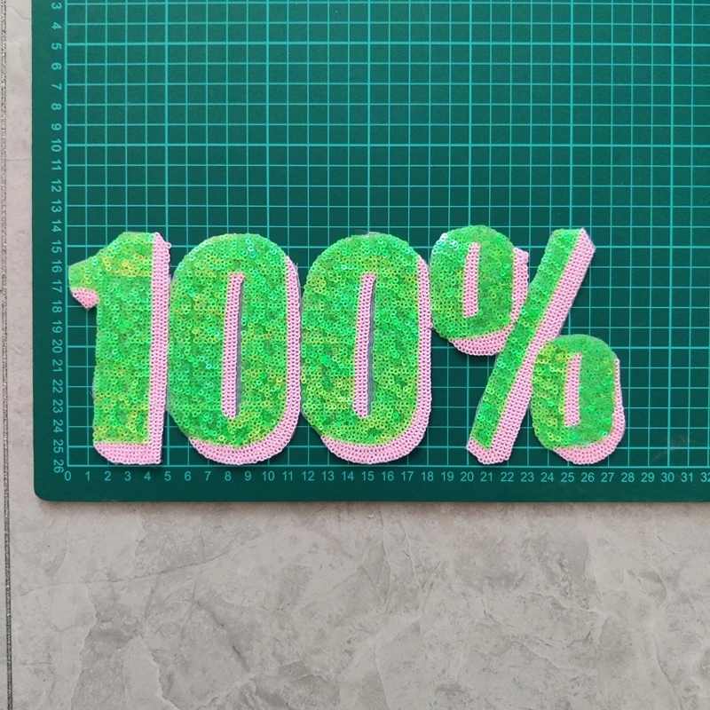 Green Sequined 3D 100% Iron On Accessories Badge Patch Iron Sewing Stickers Decoration Applique Parches Termoadhesivos Para Ropa
Green Sequined 3D 100% Iron On Accessories Badge Patch Iron Sewing Stickers Decoration Applique Parches Termoadhesivos Para Ropa