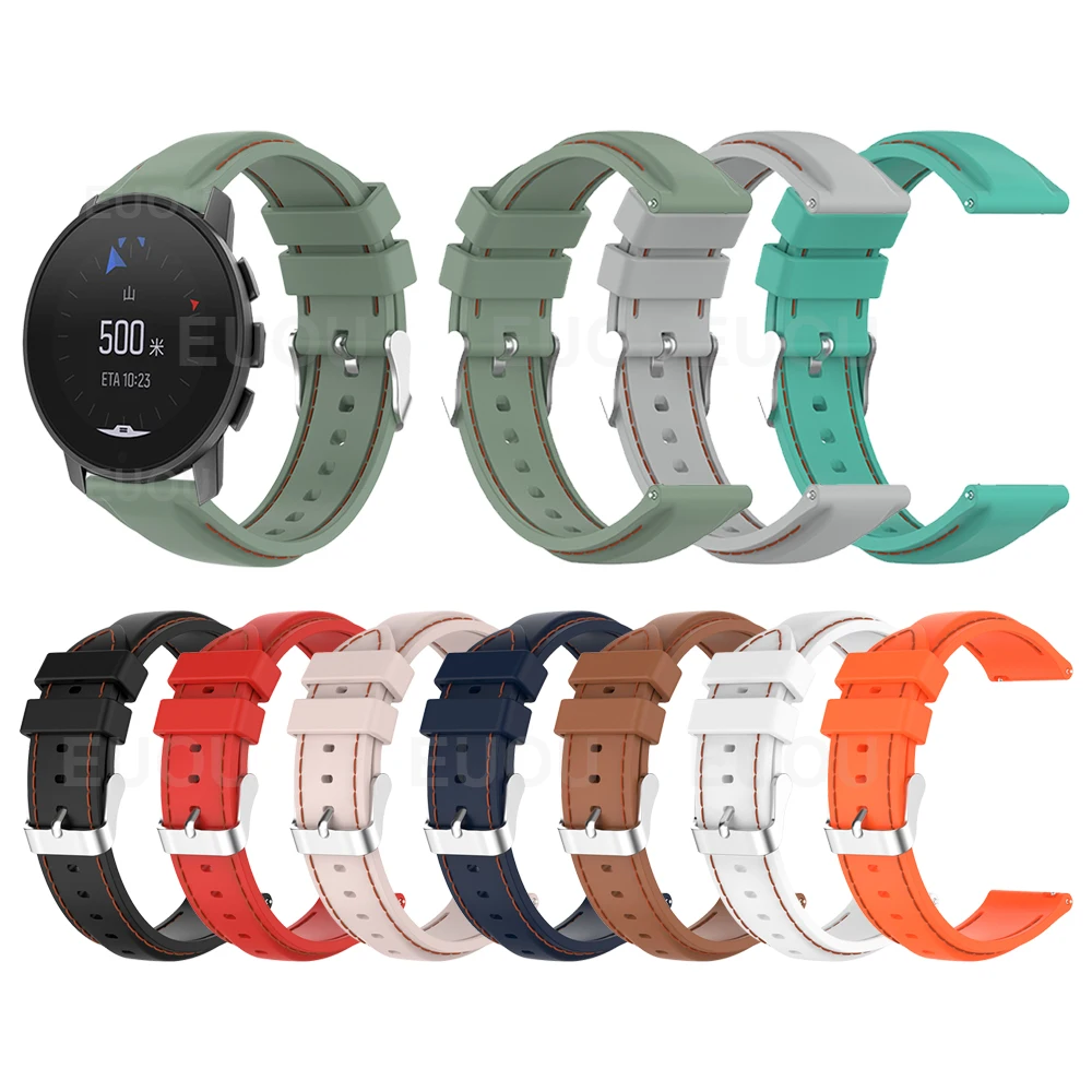 For SUUNTO 9 PEAK Watch Strap Suture Silicone Band For SUUNTO 3 Wristband Watchband Bracelet Replaceable accessories
For SUUNTO 9 PEAK Watch Strap Suture Silicone Band For SUUNTO 3 Wristband Watchband Bracelet Replaceable accessories