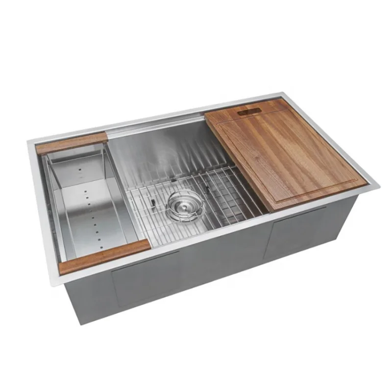 Handmade 304 Stainless Steel Kitchen Sink Undermount With Accessories Double Bowl Single Bowl
Handmade 304 Stainless Steel Kitchen Sink Undermount With Accessories Double Bowl Single Bowl