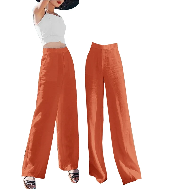 Woman Cotton linen High Waist Wide Leg pants Streetwear Vintage Quality Fashion Harajuku Straight 100% cotton Mopping trousers
Woman Cotton linen High Waist Wide Leg pants Streetwear Vintage Quality Fashion Harajuku Straight 100% cotton Mopping trousers