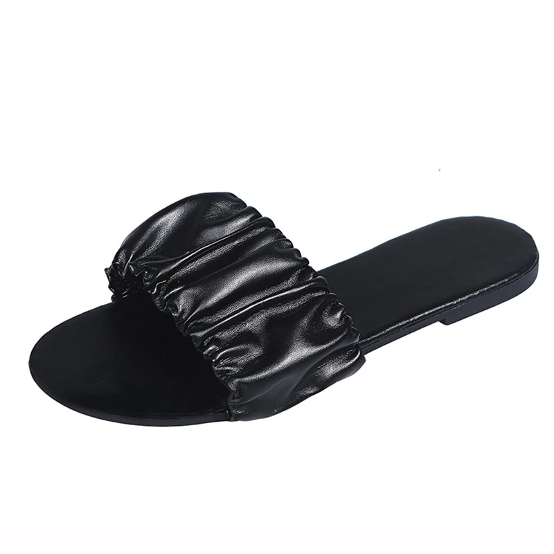 Women Sandals 2021 New Summer Shoes Women Flat Sandals Plus Size Pleated Sandalias Mujer Flip Flops Casual Beach Slippers Female
Women Sandals 2021 New Summer Shoes Women Flat Sandals Plus Size Pleated Sandalias Mujer Flip Flops Casual Beach Slippers Female