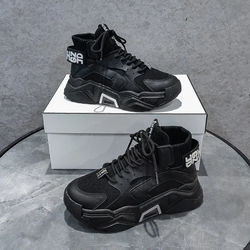 Women Sneakers Shoes Casual Platform Shoes Fashion Breathable Thick Sole Tenis Baskets Femme 2020 High Top Chunky Sneakers Woman 
Women Sneakers Shoes Casual Platform Shoes Fashion Breathable Thick Sole Tenis Baskets Femme 2020 High Top Chunky Sneakers Woman