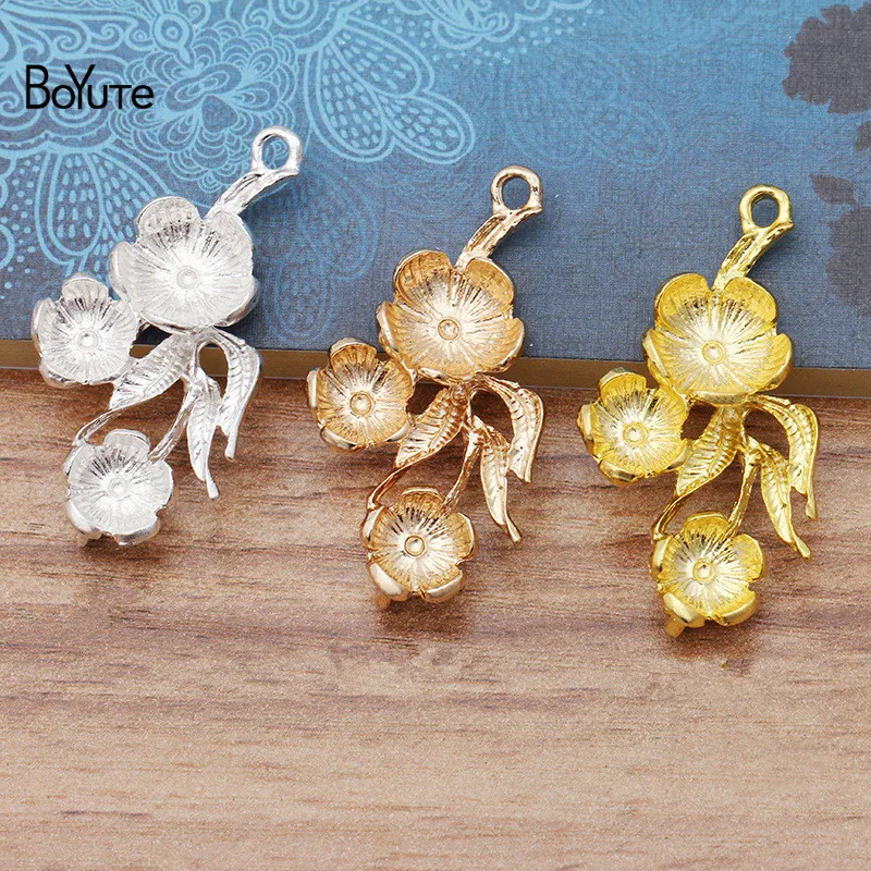 BoYuTe Wholesale 20Pcs Metal Alloy 47*25MM Rose Flower Pendant Charms Diy Hand Made Jewelry Accessories Parts
BoYuTe Wholesale 20Pcs Metal Alloy 47*25MM Rose Flower Pendant Charms Diy Hand Made Jewelry Accessories Parts