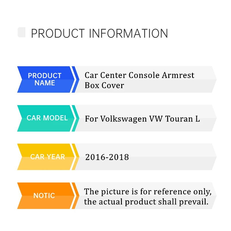 Кожаный чехол для подлокотника центральной консоли автомобиля защитный Volkswagen VW