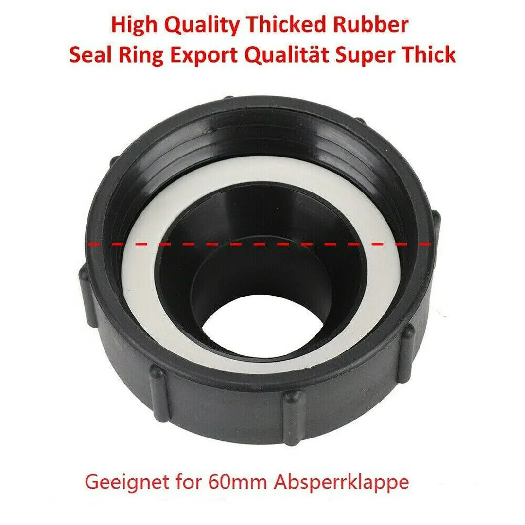 Black IBC Adapter S100x8 To Reduce S60x6 IBC Tank Connector Adapter Replacement Garden Water Connectors Hose Fitting Tools
Black IBC Adapter S100x8 To Reduce S60x6 IBC Tank Connector Adapter Replacement Garden Water Connectors Hose Fitting Tools