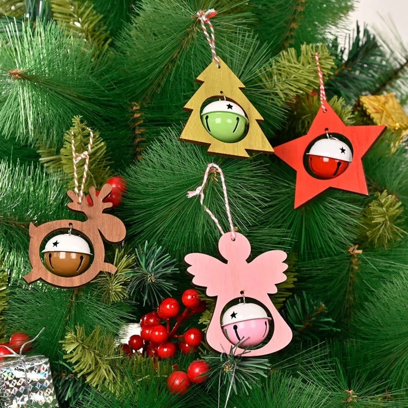 2022 Creative Christmas Bell Wooden Pendant, 10cm*6cm Christmas Tree Hanging DIY Decorations Wooden Crafts, New Year Decorations
2022 Creative Christmas Bell Wooden Pendant, 10cm*6cm Christmas Tree Hanging DIY Decorations Wooden Crafts, New Year Decorations