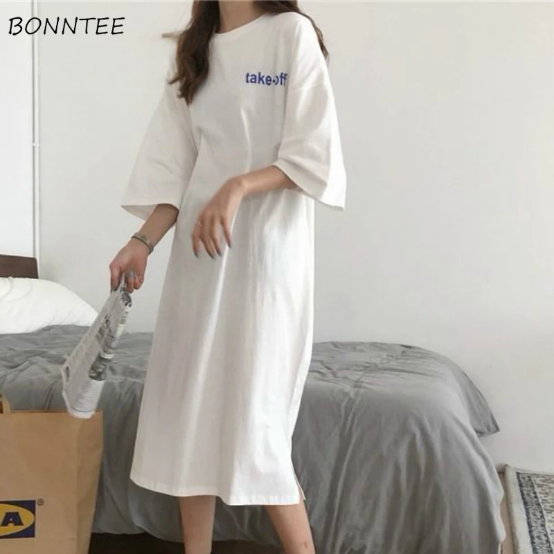 Ночные рубашки Женские Простые буквы Kawaii Ulzzang летние с коротким рукавом тонкие новейшие женские ночные рубашки для беременных 
Ночные рубашки Женские Простые буквы Kawaii Ulzzang летние с коротким рукавом тонкие новейшие женские ночные рубашки для беременных