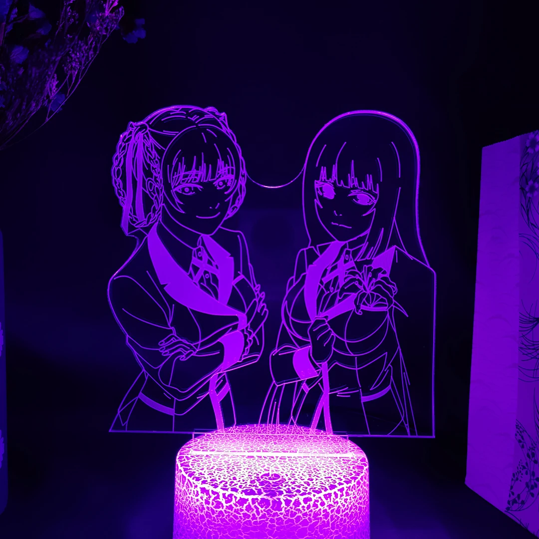 3D Anime Lamp Comic Art Drawing Silhouettes Laser Engraved Acrylic Upward Lighting Kakegurui Compulsive Gambler Momobami Kirari
3D Anime Lamp Comic Art Drawing Silhouettes Laser Engraved Acrylic Upward Lighting Kakegurui Compulsive Gambler Momobami Kirari