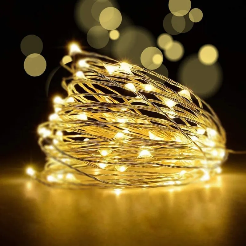 10m String Light Christmas Garlands Festoon led Fairy Light Holiday Wedding Decorations for Home Room Tree 1-10m
10m String Light Christmas Garlands Festoon led Fairy Light Holiday Wedding Decorations for Home Room Tree 1-10m