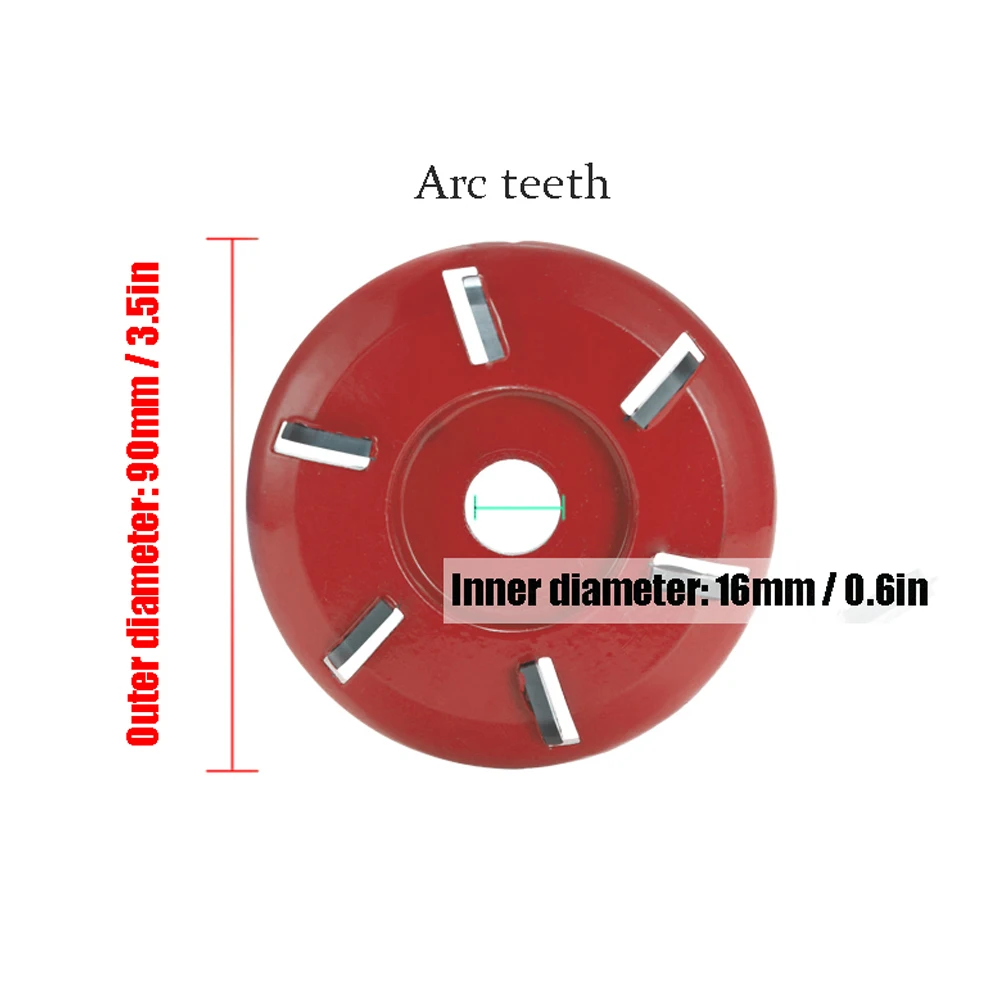 Six-tooth Power Wood Carving Disc Tool Milling Cutter for 16mm Aperture Angle Grinder
Six-tooth Power Wood Carving Disc Tool Milling Cutter for 16mm Aperture Angle Grinder