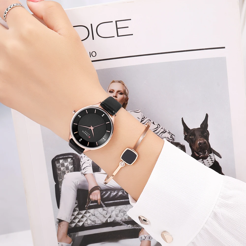 CURREN Women Watches Luxury Brand Fashion Leather Quartz Ladies Rhinestone Watch Dress Waterproof Female Clock relogio feminino
CURREN Women Watches Luxury Brand Fashion Leather Quartz Ladies Rhinestone Watch Dress Waterproof Female Clock relogio feminino