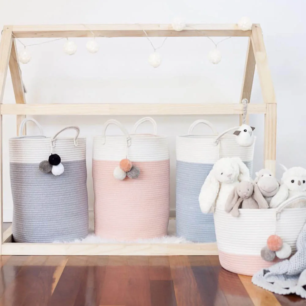 Organizer Bag with Handles for Kids Toys Woven Storage Basket for Dirty Clothes Laundry Sundries Storage Home Accessories HM0049
Organizer Bag with Handles for Kids Toys Woven Storage Basket for Dirty Clothes Laundry Sundries Storage Home Accessories HM0049