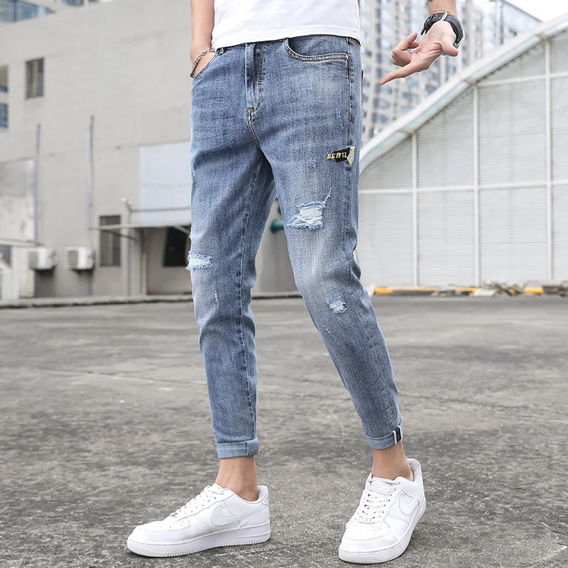 korean fashion men student denim jeans men's thin cowboy hip hop slim fit 2021 new School teenagers cowboy pencil pants
korean fashion men student denim jeans men's thin cowboy hip hop slim fit 2021 new School teenagers cowboy pencil pants