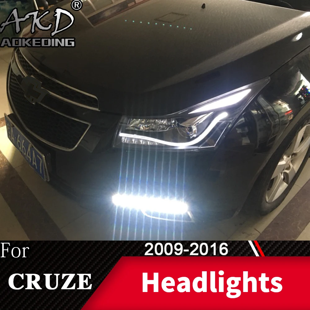 Передняя фара для автомобиля Chevrolet Cruze 2009-2016 передние фары s Противотуманные