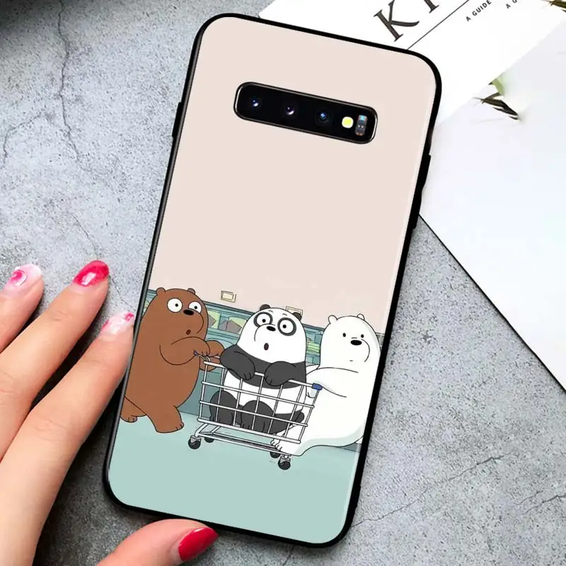 Three bear cute for Samsung Galaxy S21 Ultra Plus Note 20 10 9 8 S10 S9 S8 S7 S6 Edge Plus Black Phone Case
Three bear cute for Samsung Galaxy S21 Ultra Plus Note 20 10 9 8 S10 S9 S8 S7 S6 Edge Plus Black Phone Case