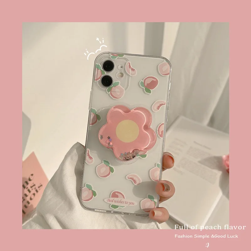 Cute Summer Fruit Peach Bracket Phone Case For iPhone 12 11 Pro Max X Xs Max Xr 7 8 Puls SE 2020 Cases Clear Soft TPU Cover
Cute Summer Fruit Peach Bracket Phone Case For iPhone 12 11 Pro Max X Xs Max Xr 7 8 Puls SE 2020 Cases Clear Soft TPU Cover