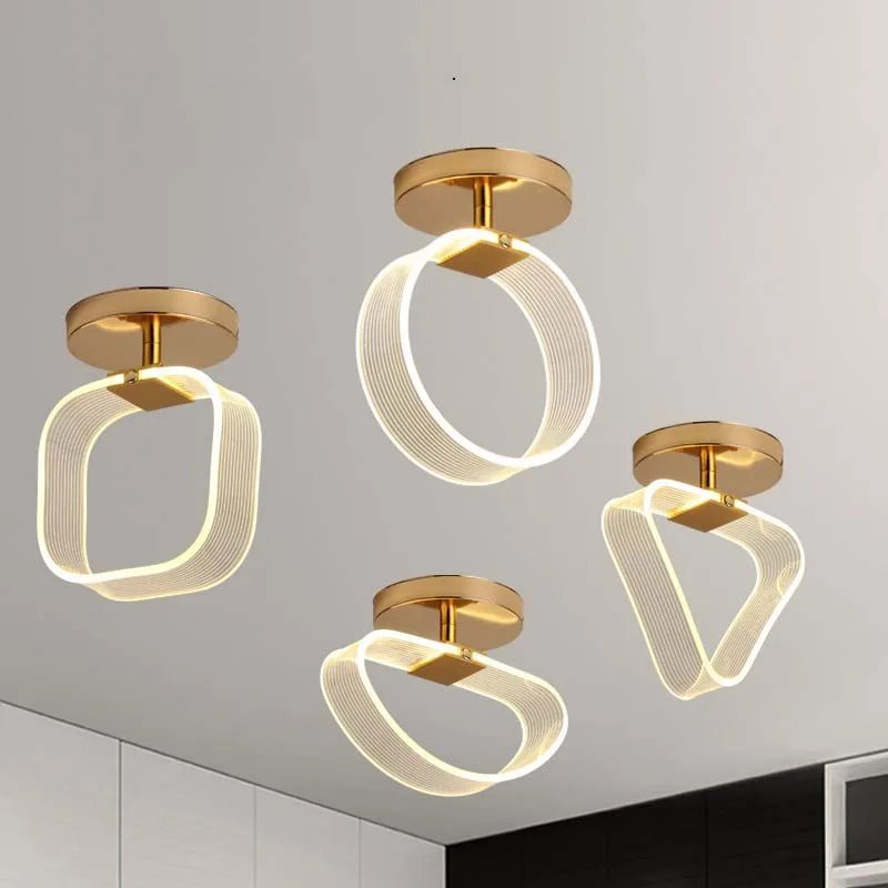 Nordic Acrylic Led Ceiling Lights 10 Watt Circle Gold Metal Home Indoor Lighting Bedroom Living Room Porch Decor Lamp AC110-220V
Nordic Acrylic Led Ceiling Lights 10 Watt Circle Gold Metal Home Indoor Lighting Bedroom Living Room Porch Decor Lamp AC110-220V
