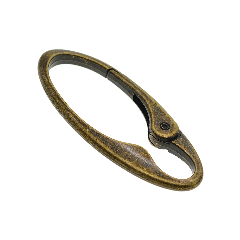 2x Zinc Alloy Oval Carabiner Spring Snap Clips Hook Keychain Keyring Buckles
2x Zinc Alloy Oval Carabiner Spring Snap Clips Hook Keychain Keyring Buckles