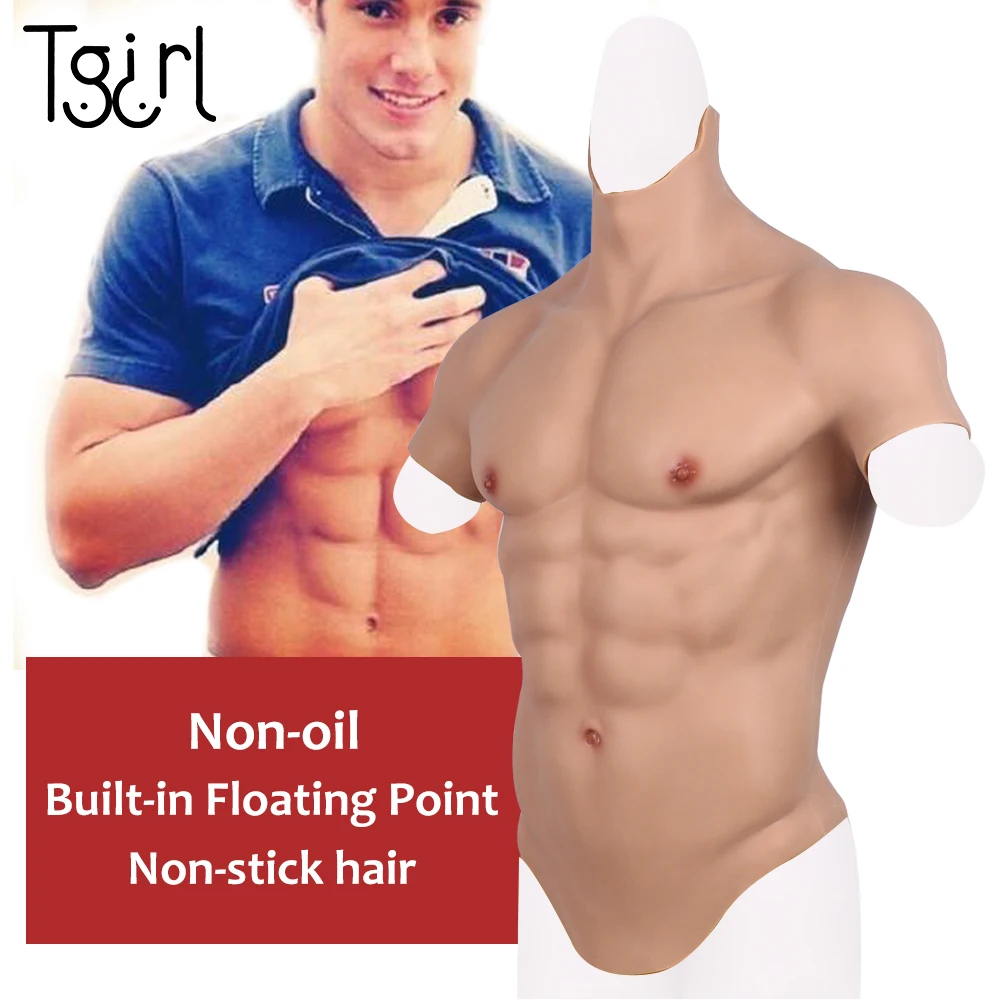 Silicone Muscle Suit Breastplate Fake Chest Muscle Costume Body Suit Cosplay Crossdress
Silicone Muscle Suit Breastplate Fake Chest Muscle Costume Body Suit Cosplay Crossdress
