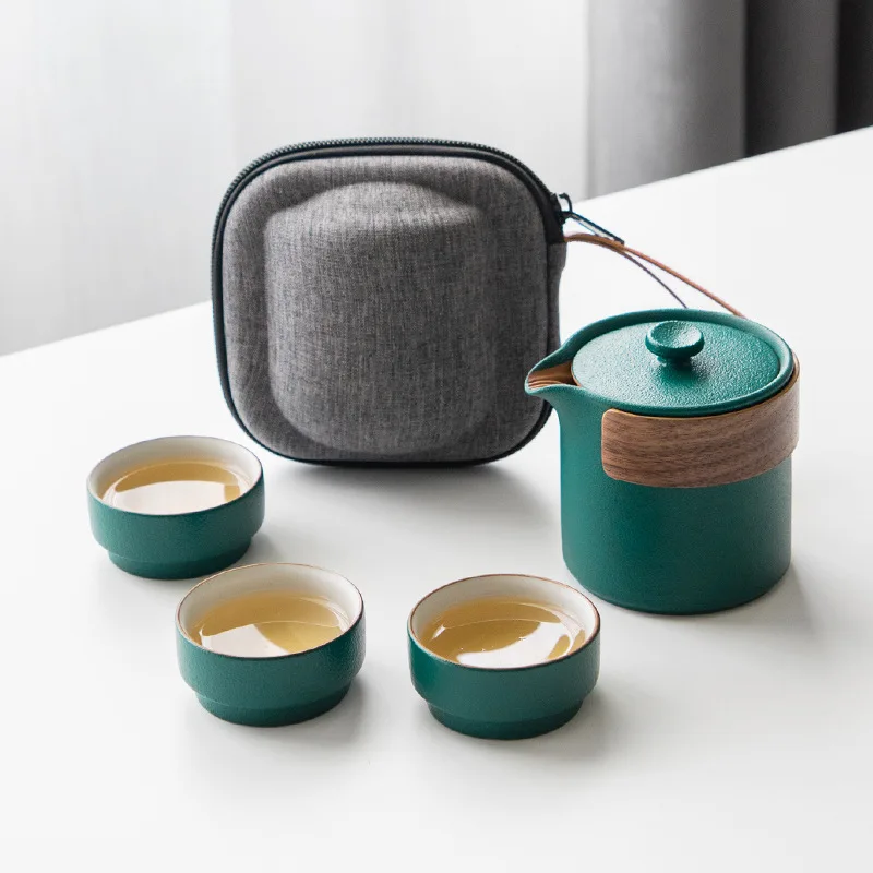 Quick Cup One Pot Fills Three Cups Outdoor Car Portable Small Bag Japanese Simple Business Travel Tea Set
Quick Cup One Pot Fills Three Cups Outdoor Car Portable Small Bag Japanese Simple Business Travel Tea Set