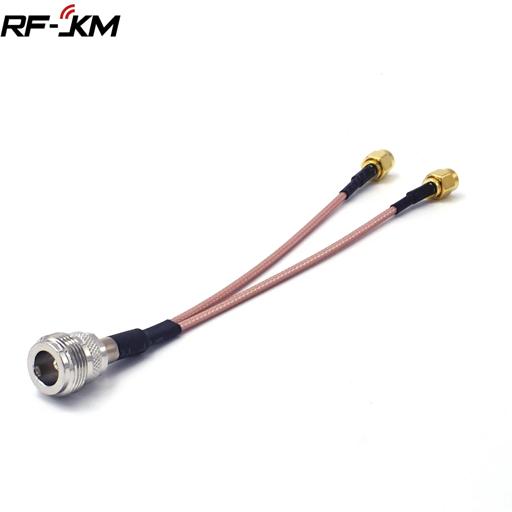 N Female Bulkhead To 2*SMA Male Plug RG316 Pigtail Cable RF Coaxial Cables Jumper Cable 15cm
N Female Bulkhead To 2*SMA Male Plug RG316 Pigtail Cable RF Coaxial Cables Jumper Cable 15cm