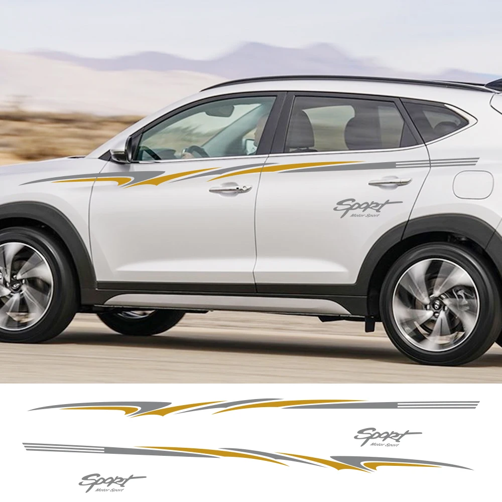 2PCS For Qashqai Prado CRV Sportage Mokka Tucson KX5 Tiguan Duster CX-5 All SUV Cap Side Door Stickers Car Tuning Accessories
2PCS For Qashqai Prado CRV Sportage Mokka Tucson KX5 Tiguan Duster CX-5 All SUV Cap Side Door Stickers Car Tuning Accessories