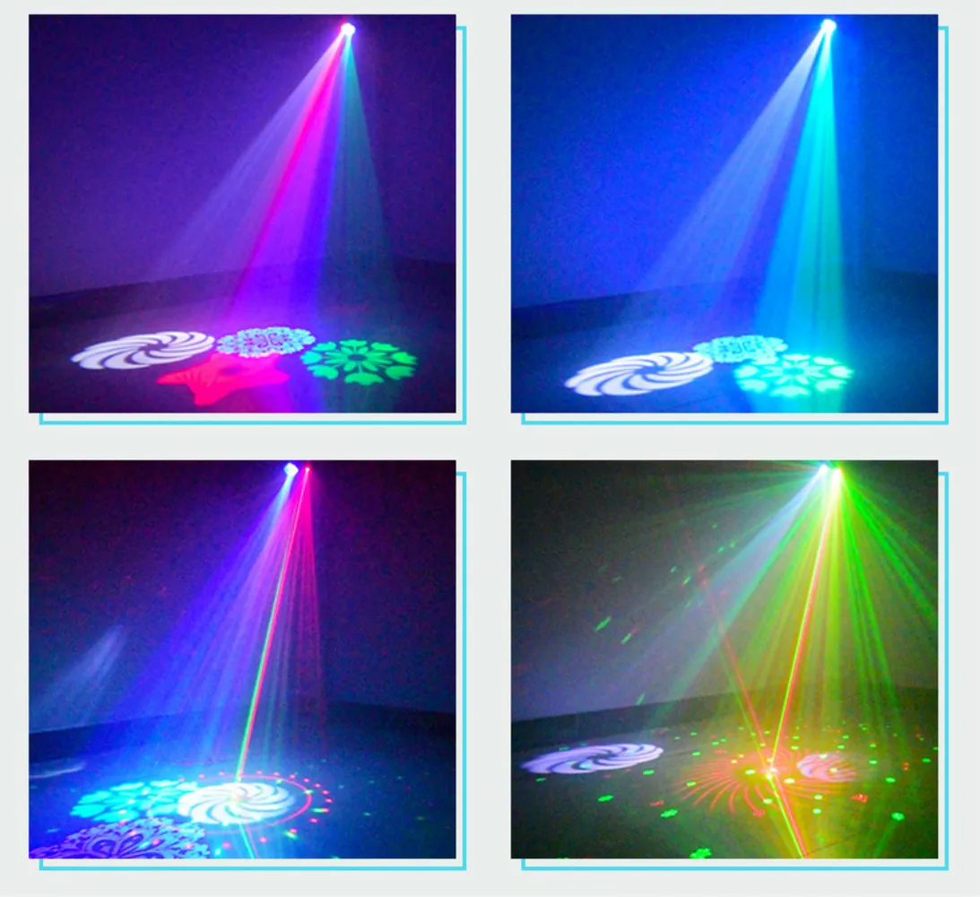 Новый 52 режимов Светодиодный диско вечерние светильник лазерный проектор