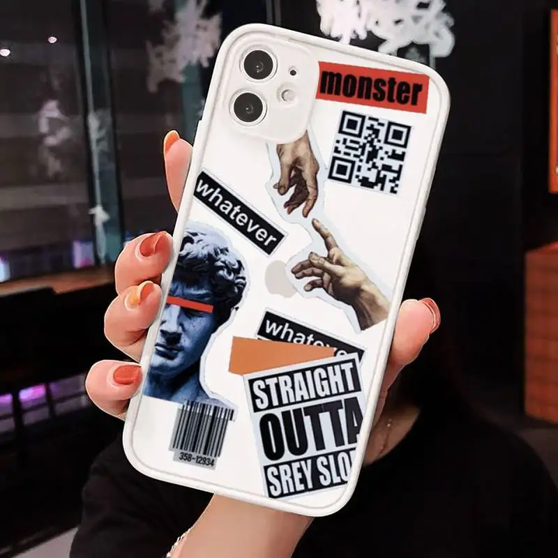 Great Art Aesthetic David Mona Phone Cases Matte transparent For White iPhone 12 Mini 11 Pro XR XS Max 7 8 Plus X Back Cover
Great Art Aesthetic David Mona Phone Cases Matte transparent For White iPhone 12 Mini 11 Pro XR XS Max 7 8 Plus X Back Cover