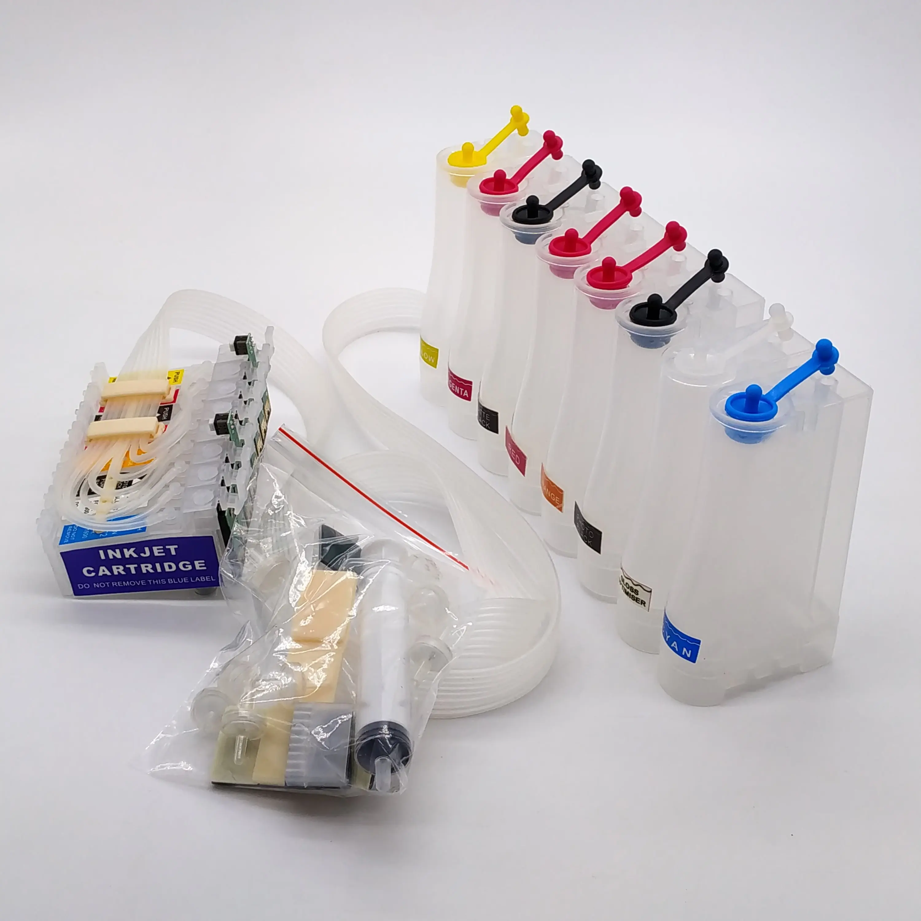 Empty continuous ink supply system for epson R1900 ( PE anti-corrosion pipeline) printer parts 
Empty continuous ink supply system for epson R1900 ( PE anti-corrosion pipeline) printer parts