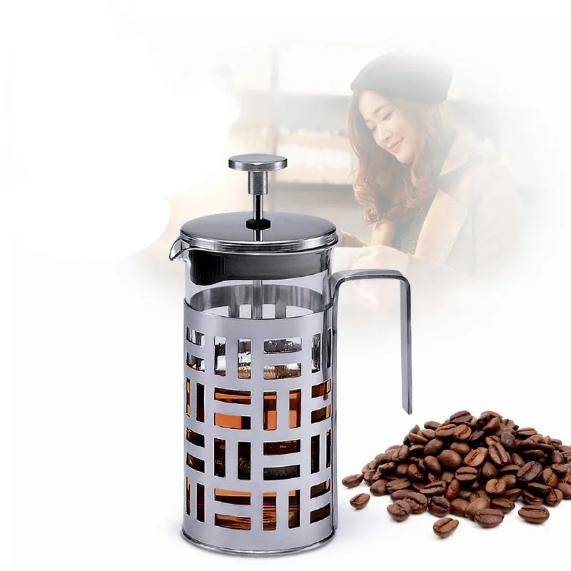 350ml/600/1000ml Portable Manual French Presses Pot Household Use Coffee Maker Stainless Steel Glass Filter Coffee Machine
350ml/600/1000ml Portable Manual French Presses Pot Household Use Coffee Maker Stainless Steel Glass Filter Coffee Machine