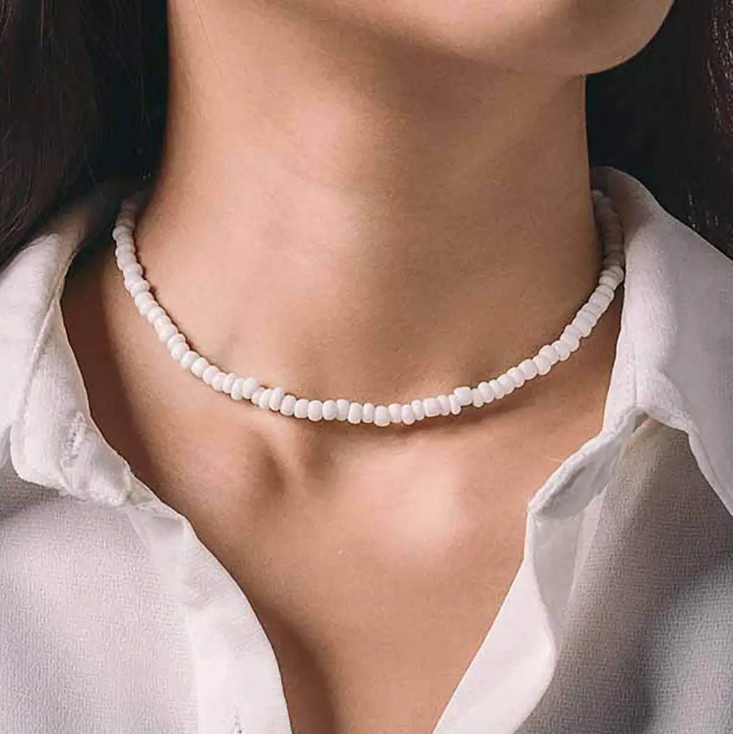 Colorful Beads Women Trendy Simple Choker Necklaces Handmade Bohemian All Match Beaded Collar Short Necklaces Women Jewelry Gift
Colorful Beads Women Trendy Simple Choker Necklaces Handmade Bohemian All Match Beaded Collar Short Necklaces Women Jewelry Gift
