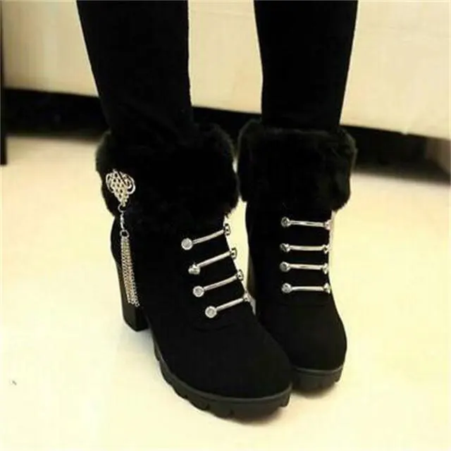 YeddaMavis Black Boots Warm Snow Boots Winter Boots Women Shoes Korean Wild Side Zipper PU Women Boots Womens Shoes Woman Boots
YeddaMavis Black Boots Warm Snow Boots Winter Boots Women Shoes Korean Wild Side Zipper PU Women Boots Womens Shoes Woman Boots