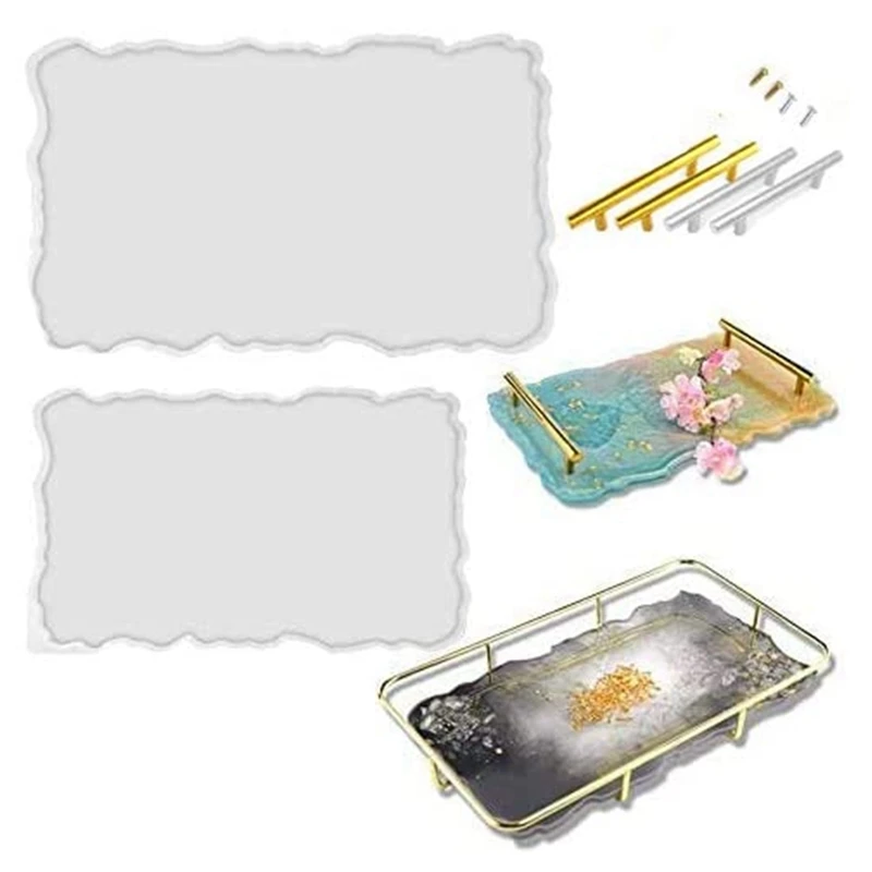 2 Pieces Large Silicone Mold Epoxy Resin Large Place Tray Mold DIY for Making Resin Tray Silicone Tray Coaster Diy Set
2 Pieces Large Silicone Mold Epoxy Resin Large Place Tray Mold DIY for Making Resin Tray Silicone Tray Coaster Diy Set