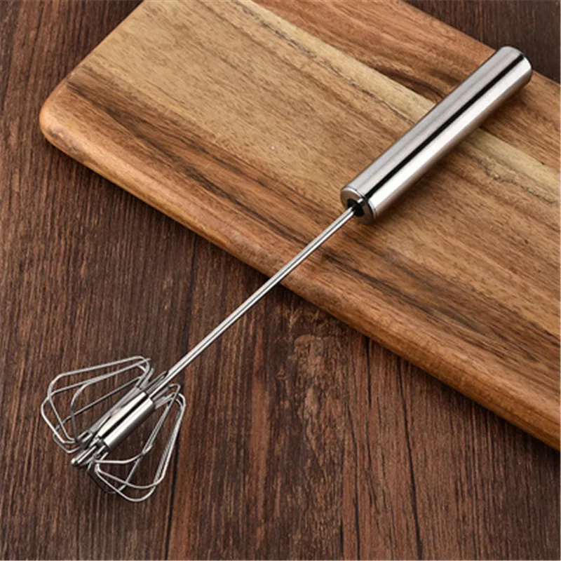 Stainless Steel Hand-Press Type Rotating Semi-Automatic Whisk Kitchen Manual Coffee Milk Mixer Kitchen Cooking Tool
Stainless Steel Hand-Press Type Rotating Semi-Automatic Whisk Kitchen Manual Coffee Milk Mixer Kitchen Cooking Tool