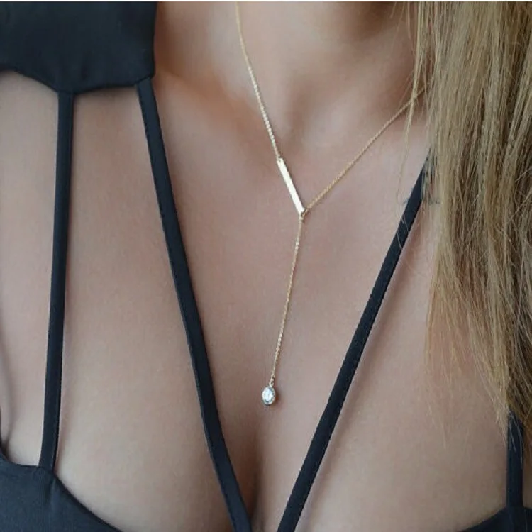 200pcs/lot new European and American foreign jewelry geometric simplicity sheet metal crystal necklace clavicle chain women
200pcs/lot new European and American foreign jewelry geometric simplicity sheet metal crystal necklace clavicle chain women