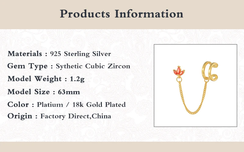 100% 925 Sterling Silver Earcuff Cute Korean Bling Zircon Clip on Earrings For Wedding Anniversary No Pierced Earring Gifts
100% 925 Sterling Silver Earcuff Cute Korean Bling Zircon Clip on Earrings For Wedding Anniversary No Pierced Earring Gifts