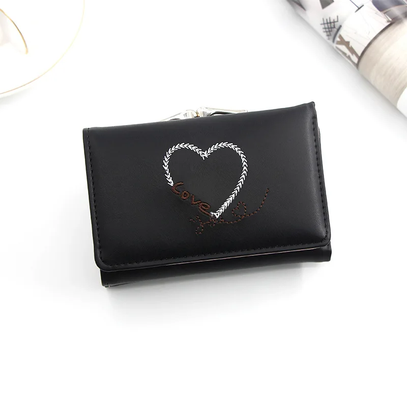 New women's wallet tide 3 folding embroidered hand wallet card holder multi-function student coin purse ladies short wallet
New women's wallet tide 3 folding embroidered hand wallet card holder multi-function student coin purse ladies short wallet