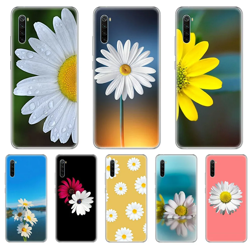 Bellis perennis L цветочный чехол для сотового телефона Прозрачный xiaomi Redmi 3S 4A 5A 6A 5 Plus 4X 7 8
