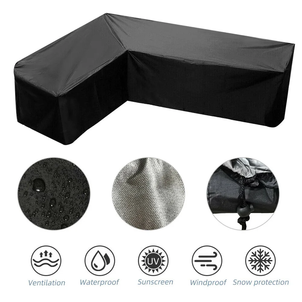 Furniture Cover Waterproof Sofa V Shaped Mildew Resistant Easy Clean Anti-dust Outdoor Patio Furniture Protector
Furniture Cover Waterproof Sofa V Shaped Mildew Resistant Easy Clean Anti-dust Outdoor Patio Furniture Protector