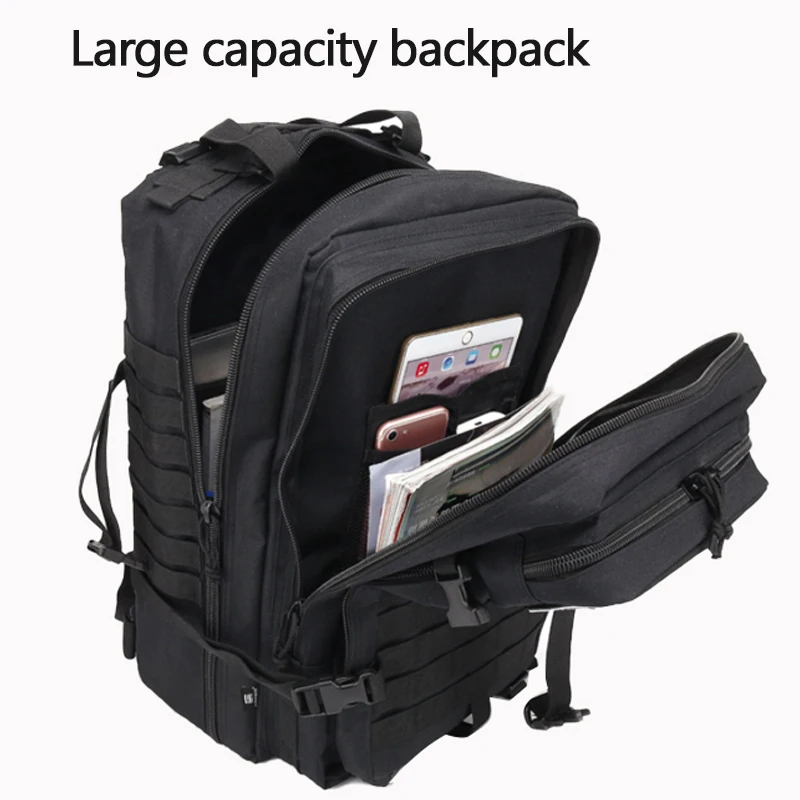 Men's Backpack Outdoor Camping 36-55L Large Capacity Bag Backpack Army Tactical Military Backpack Waterproof 3P Soft Back
Men's Backpack Outdoor Camping 36-55L Large Capacity Bag Backpack Army Tactical Military Backpack Waterproof 3P Soft Back