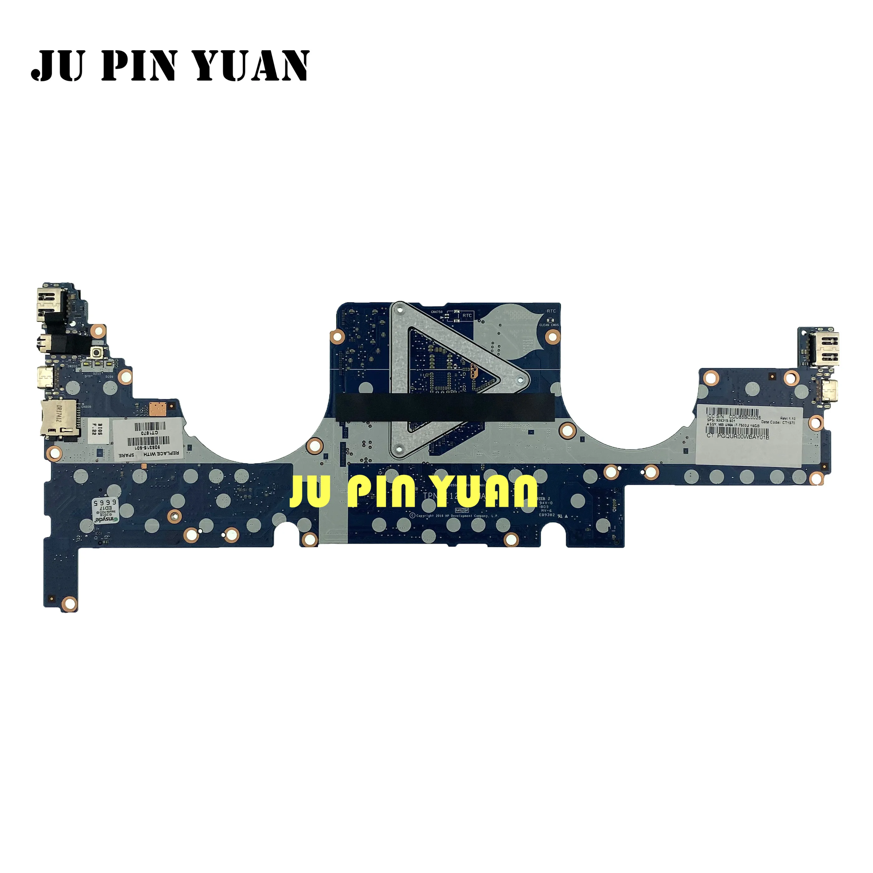 926315-601 926315-001 TPN-I128 for HP ENVY 13-AD Series 13T-AD000 Laptop Motherboard i7-7500U 16GB Mainboard Fully Tested
926315-601 926315-001 TPN-I128 for HP ENVY 13-AD Series 13T-AD000 Laptop Motherboard i7-7500U 16GB Mainboard Fully Tested