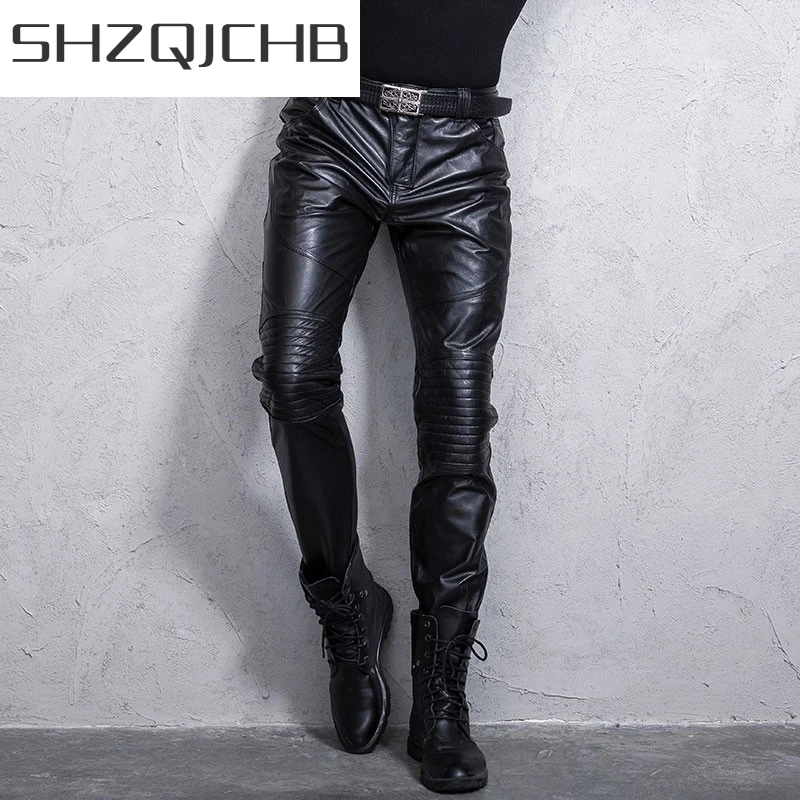 JCHB 2021 Brand Luxury Cowskin Motorcycle Genuine Leather Pants Mens Black Slim Warm Moto Biker Trousers Designer Real Leather
JCHB 2021 Brand Luxury Cowskin Motorcycle Genuine Leather Pants Mens Black Slim Warm Moto Biker Trousers Designer Real Leather