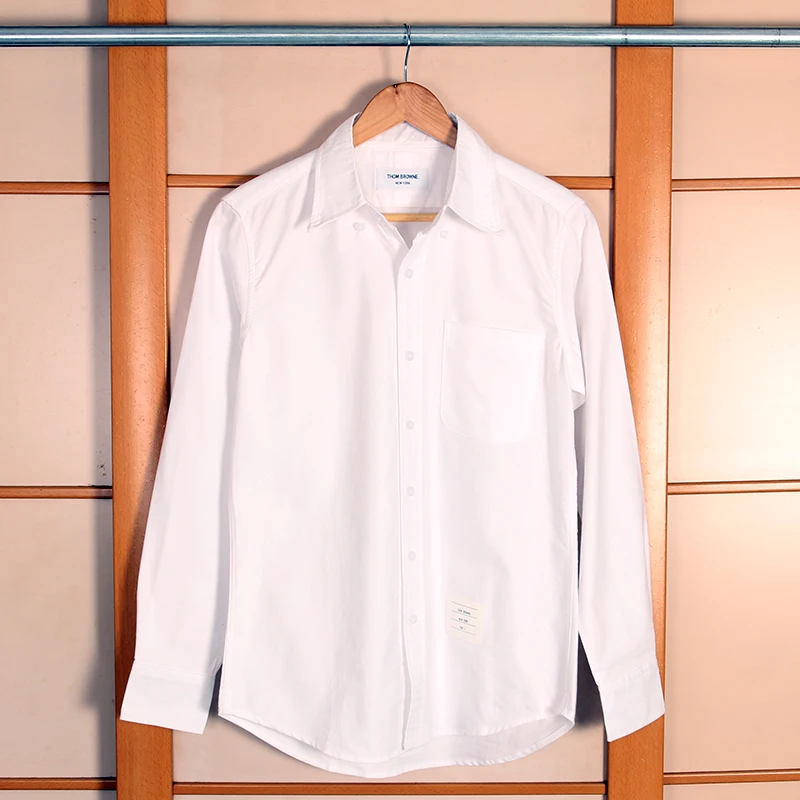 brand 2021 TB shirts men fashion long sleeve white cotton dress shirt british slim striped bussiness office men's shirts
brand 2021 TB shirts men fashion long sleeve white cotton dress shirt british slim striped bussiness office men's shirts